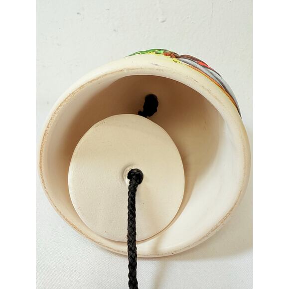 Hand Painted DeGrazia  Sandstone Wind Tamer Bell - Picture 9 of 11